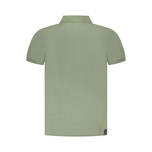 Accademia Militare Green Cotton Polo Shirt AC-36538-S