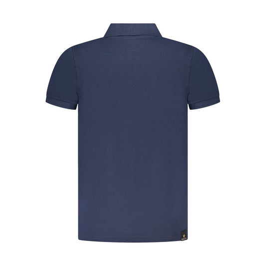 Accademia Militare Blue Cotton Polo Shirt AC-36549-S