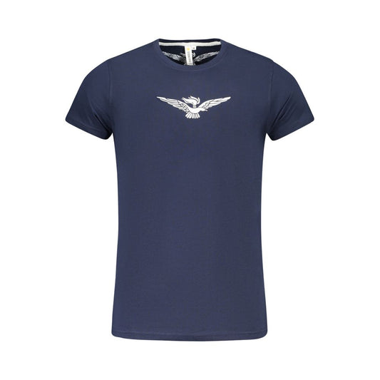 Accademia Militare Blue Cotton T-Shirt AC-36564-S