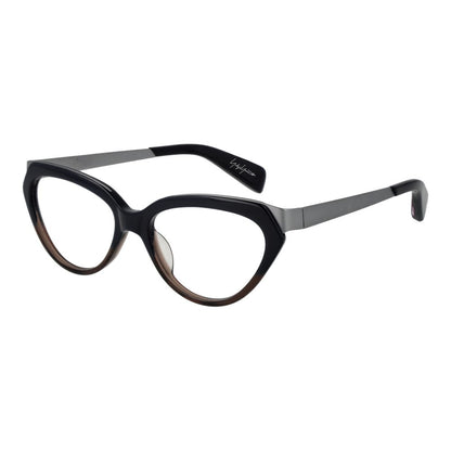 Yohji Yamamoto Black Unisex Glasses Frame