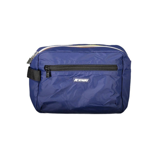 K-WAY Blue Polyamide Men Leather Accessory KW-38732