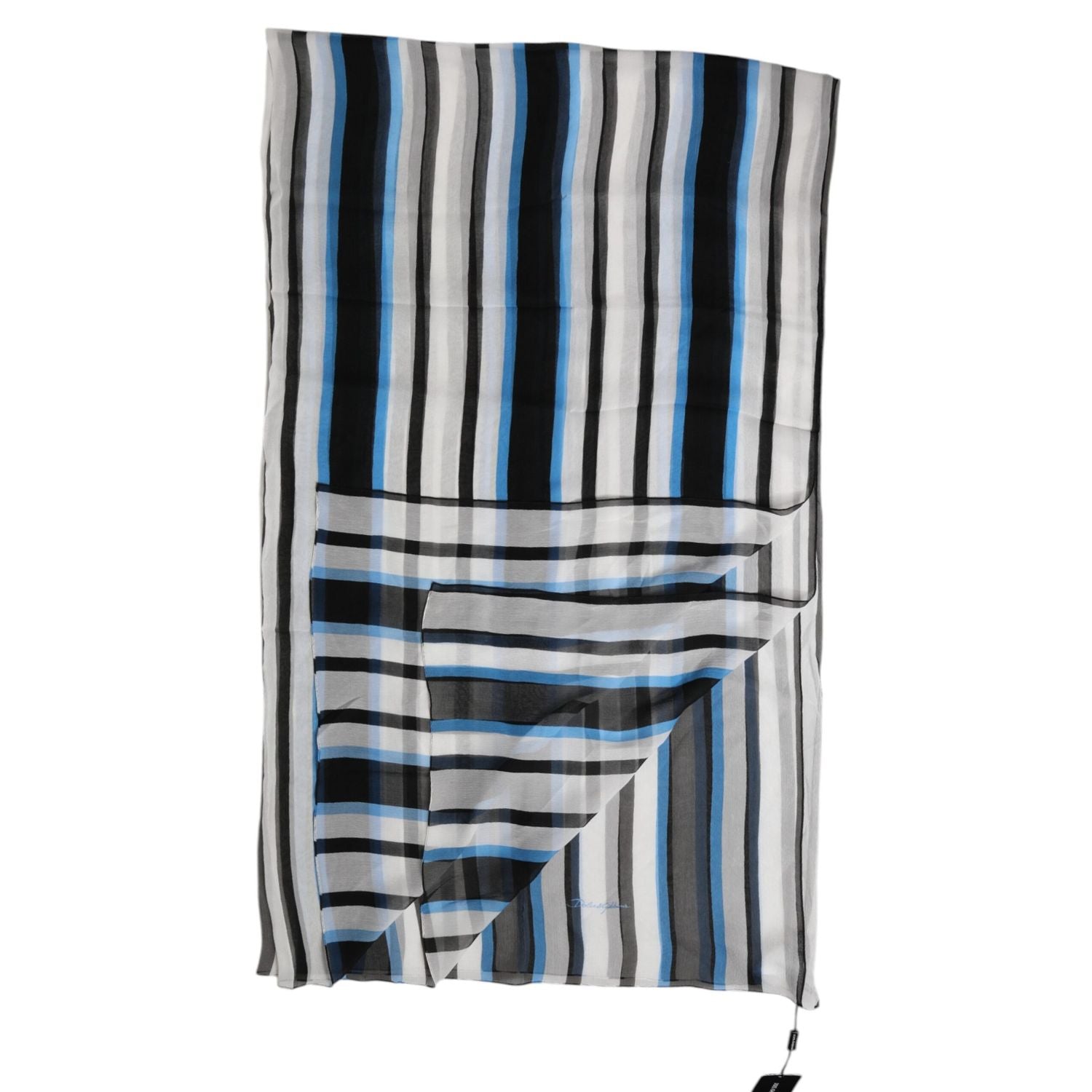 Dolce & Gabbana Multicolor Striped Neck Warmer Wrap Scarf
