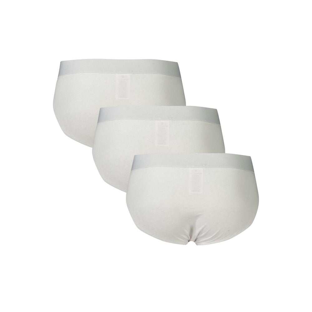 Bikkembergs White Cotton Underwear