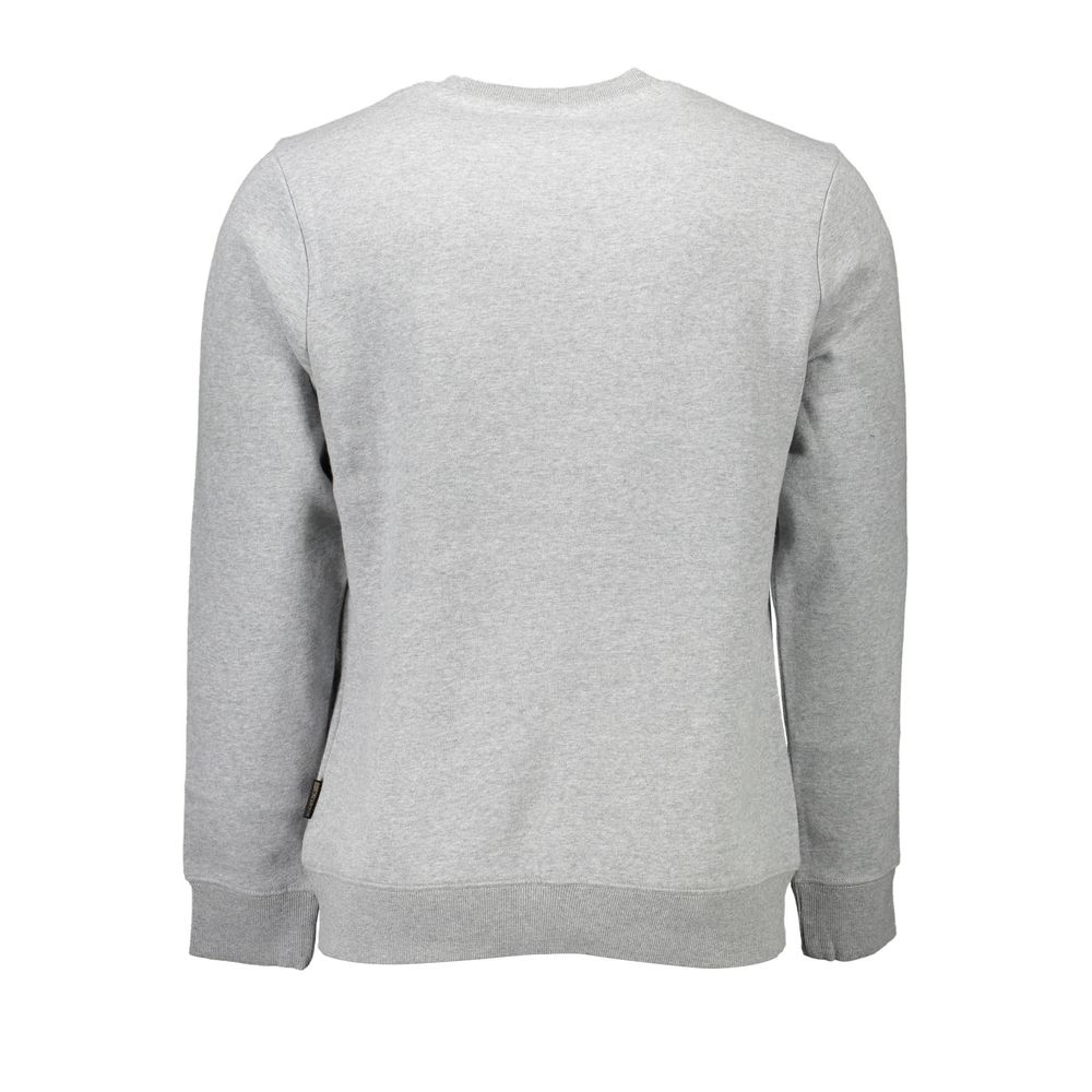 Napapijri Gray Cotton Sweatshirt