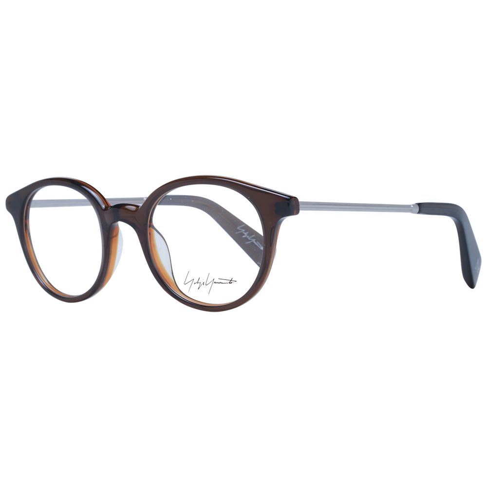 Yohji Yamamoto Brown Unisex Glasses Frame