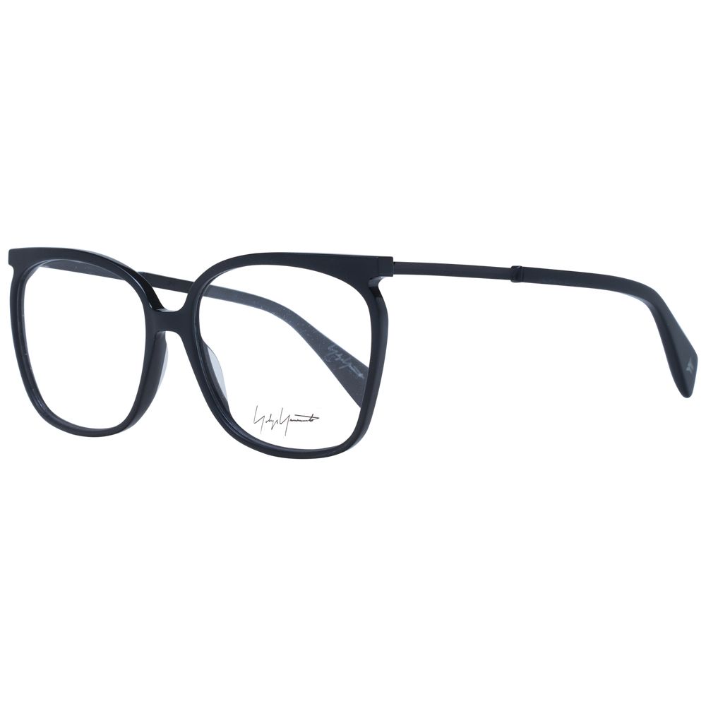 Yohji Yamamoto Black Unisex Glasses Frame