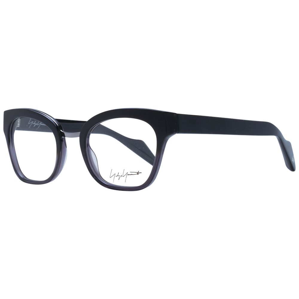 Yohji Yamamoto Black Unisex Glasses Frame