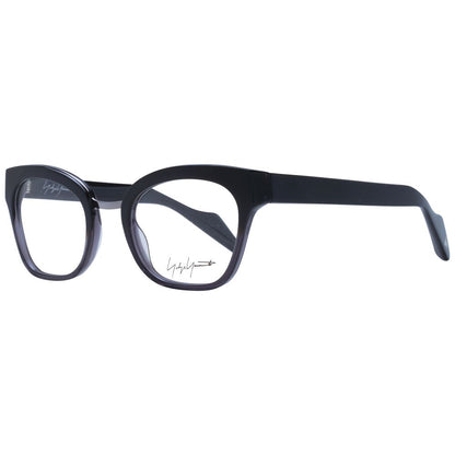 Yohji Yamamoto Black Unisex Glasses Frame