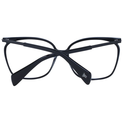 Yohji Yamamoto Black Unisex Glasses Frame