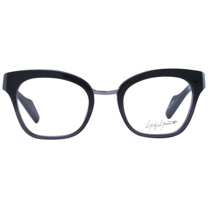 Yohji Yamamoto Black Unisex Glasses Frame