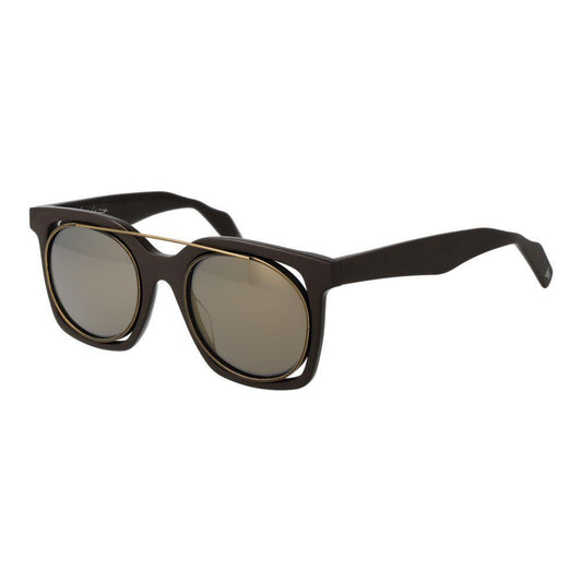Yohji Yamamoto Brown Unisex Sunglasses YO-1058027