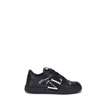 Valentino Garavani Black Rubber Low Top Sneakers