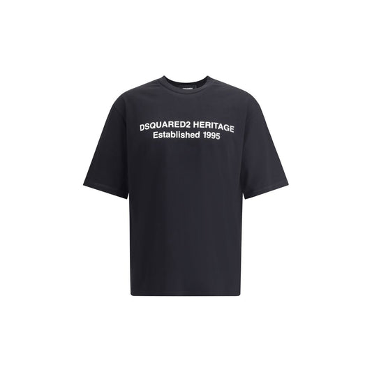 Dsquared² Black Cotton T-Shirt