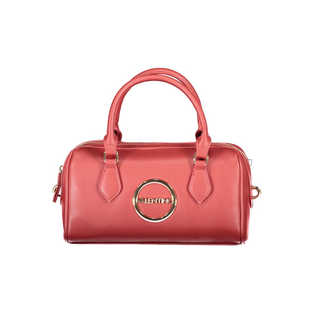 Mario Valentino Red Polyethylene Handbag with two handles and detachable shoulder strap