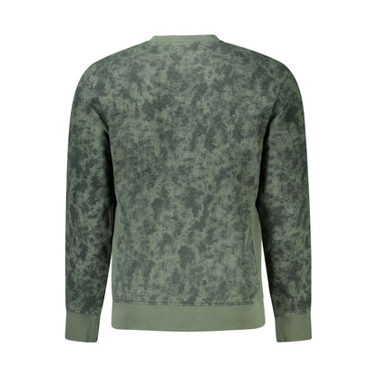 Hugo Boss Green Cotton Sweatshirt