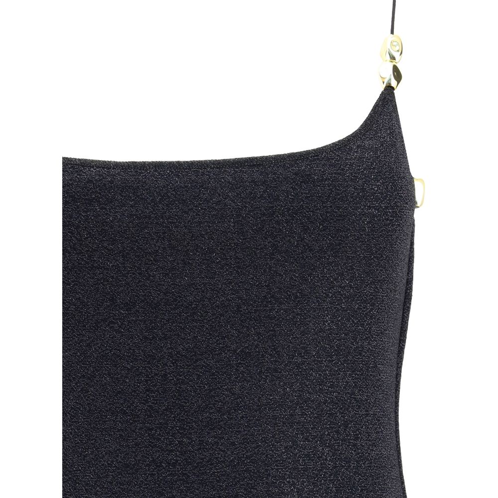 Oséree Black Polyamide One-Piece Swimsuit