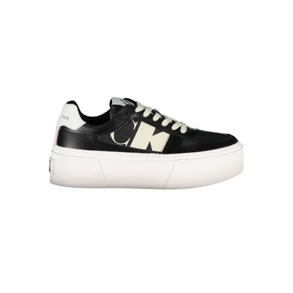 Calvin Klein Black Polyester Sneaker
