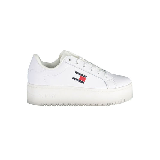 Tommy Hilfiger White Polyester Sneaker