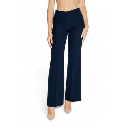 Rinascimento Blue Polyester Casual Pants