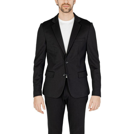 Antony Morato Black Polyester Blazer