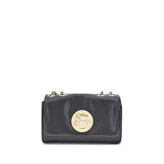 Chloé Black Calf Leather Bos Taurus Shoulder Bag