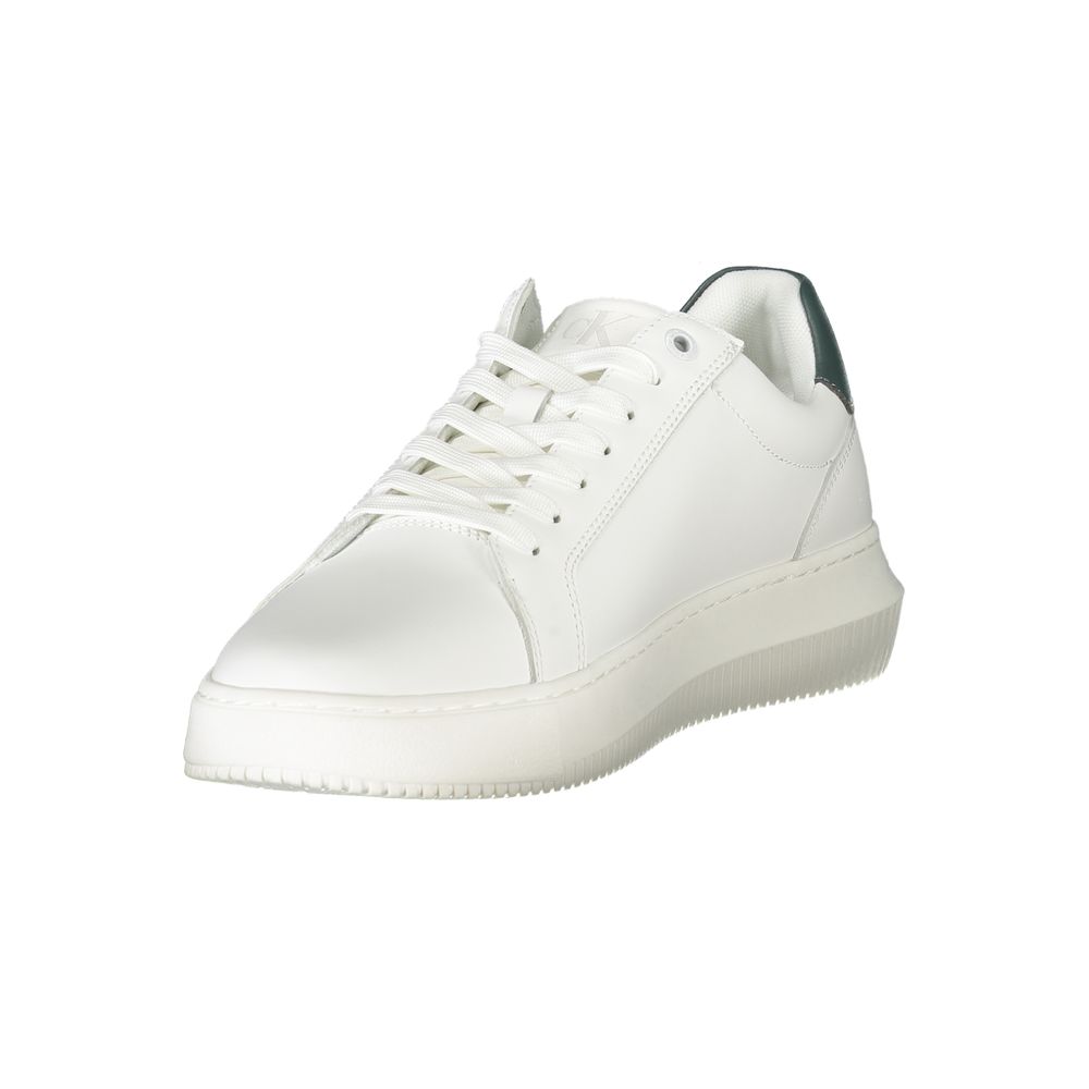 Calvin Klein White Leather Men Sneaker