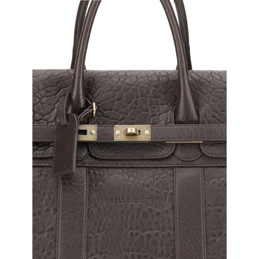 Front view with bag zipped and handles upright.