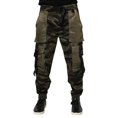 Dolce & Gabbana Multicolor Cargo Camouflage Pants