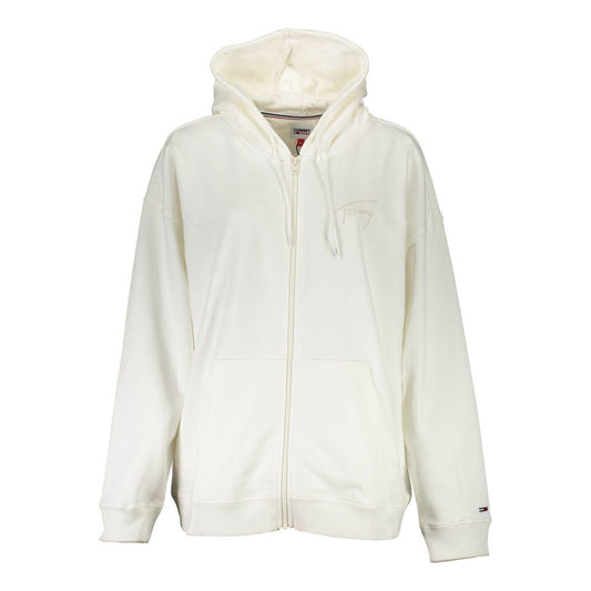 Tommy Hilfiger White Cotton Women's Hoodie