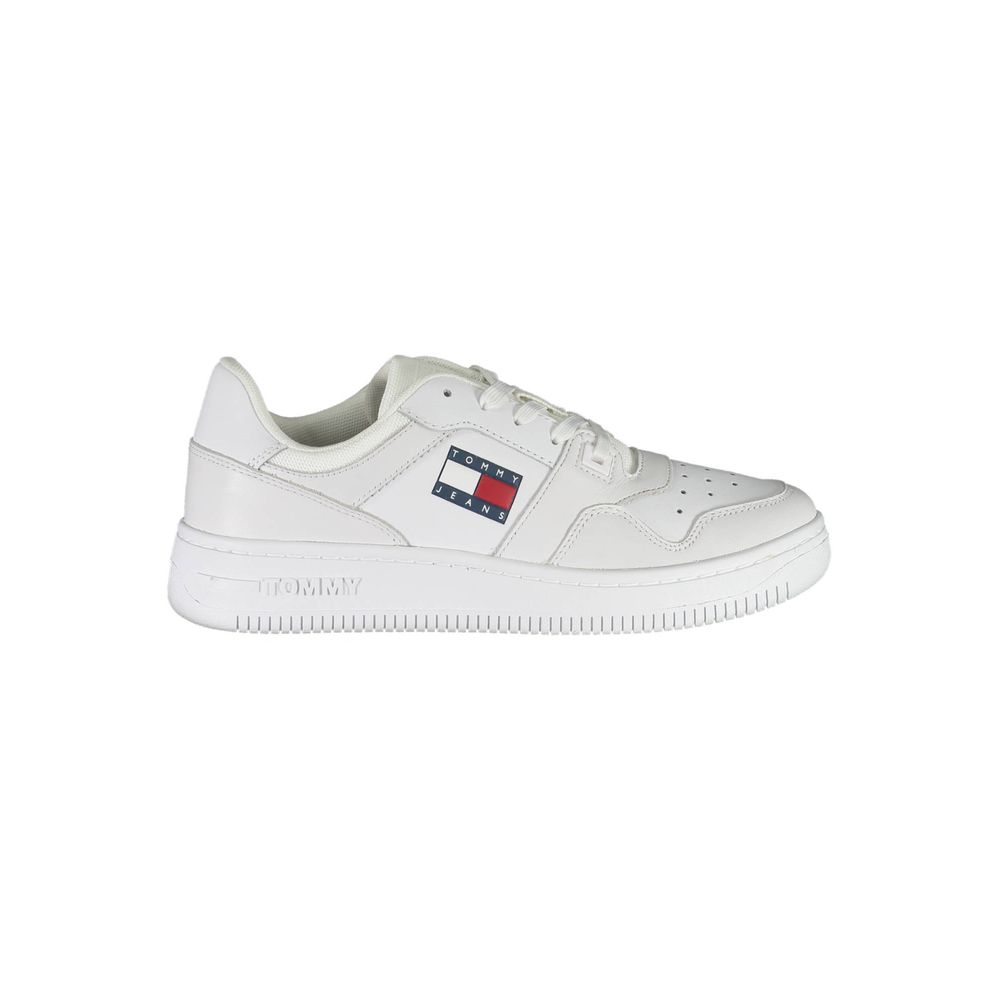 Tommy Hilfiger White Polyester Sneaker