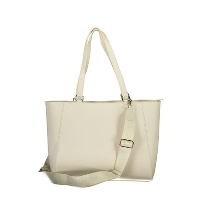 Mario Valentino Beige Polyethylene Handbag
