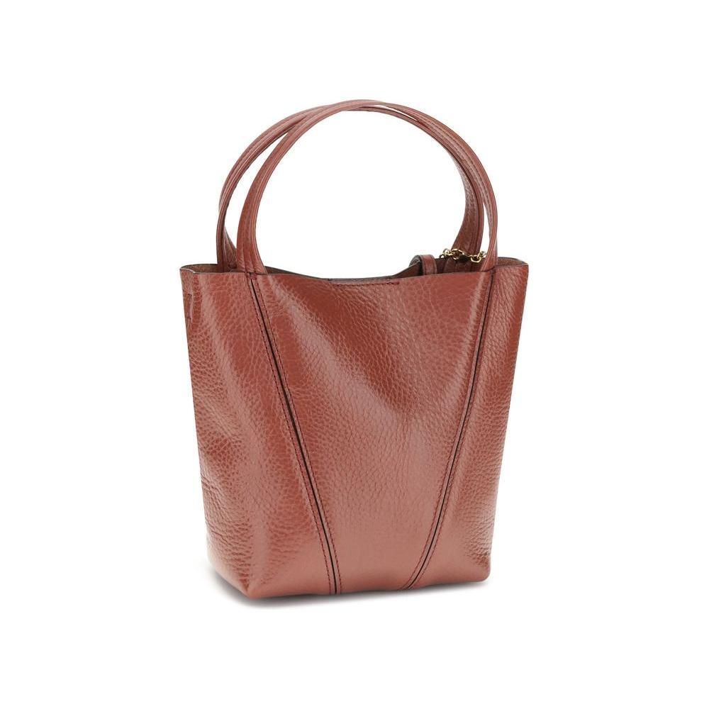 Front view with bag zipped and handles upright.