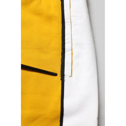 Dolce & Gabbana Yellow Cotton Sweatpants Jogger Trouser Pants Dolce & Gabbana