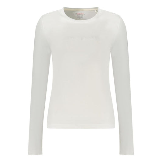 Guess Jeans White Cotton T-Shirt