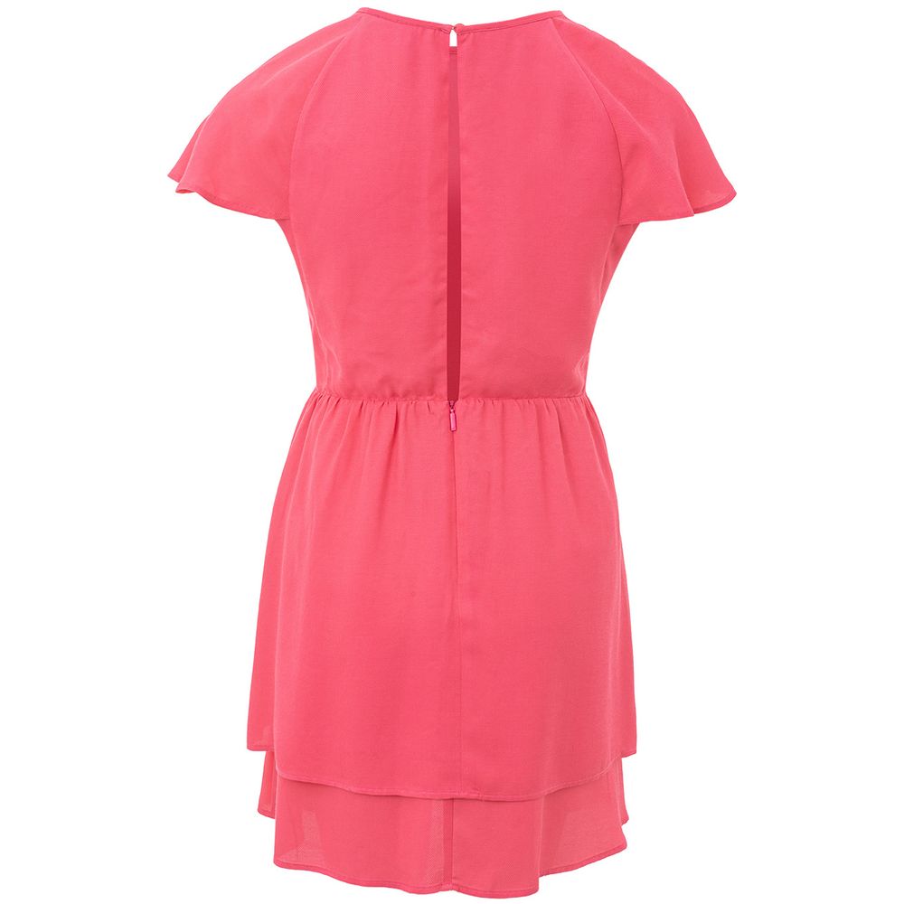 Armani Exchange Fuchsia Viscose Casual Dress