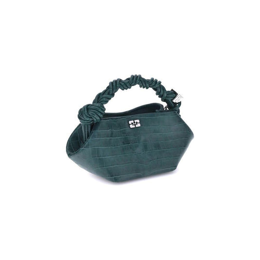 Ganni Bou mini crocodile patent leather Handbag GAA6748774BB