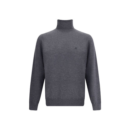 Etro Gray Wool Turtleneck