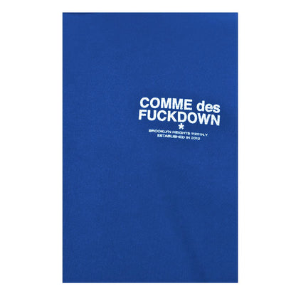 Comme Des Fuckdown Blue Cotton Men Sweater