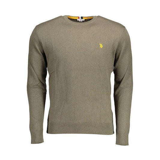 U.S. POLO ASSN. Green Cotton Sweater