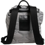 Dolce & Gabbana Gray Milano Print Drawstring Travel Backpack Bag