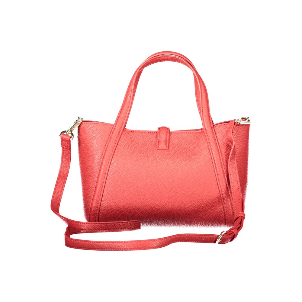Mario Valentino Red Polyethylene Women Handbag