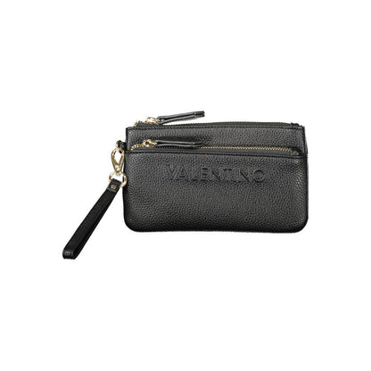 Mario Valentino Black Polyethylene Women Wallet with two compartments and removable handle