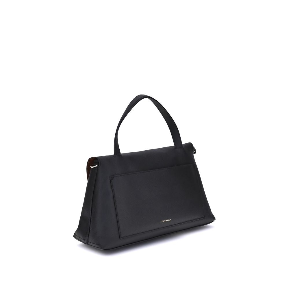 Coccinelle Black Calf Leather Bos Taurus Handbag
