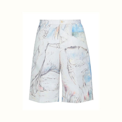 Alexander McQueen Beige Polyester Shorts