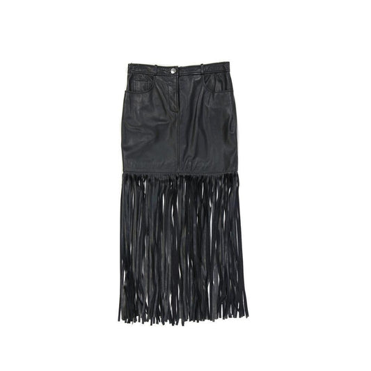 Boutique Moschino Leather Skirt