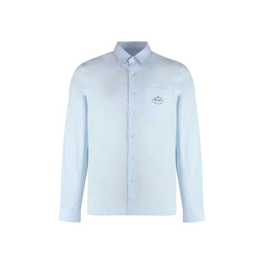 Prada Oxford Cotton Men Shirt PR-8779525521620-39