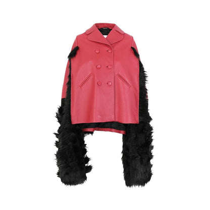 Maison Margiela Red Leather Cloacks