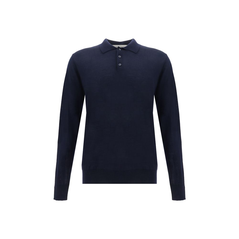 Golden Goose Blue Fleece Wool Shirt