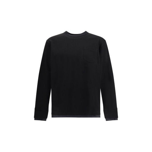 Sacai Black Cotton Sportswear
