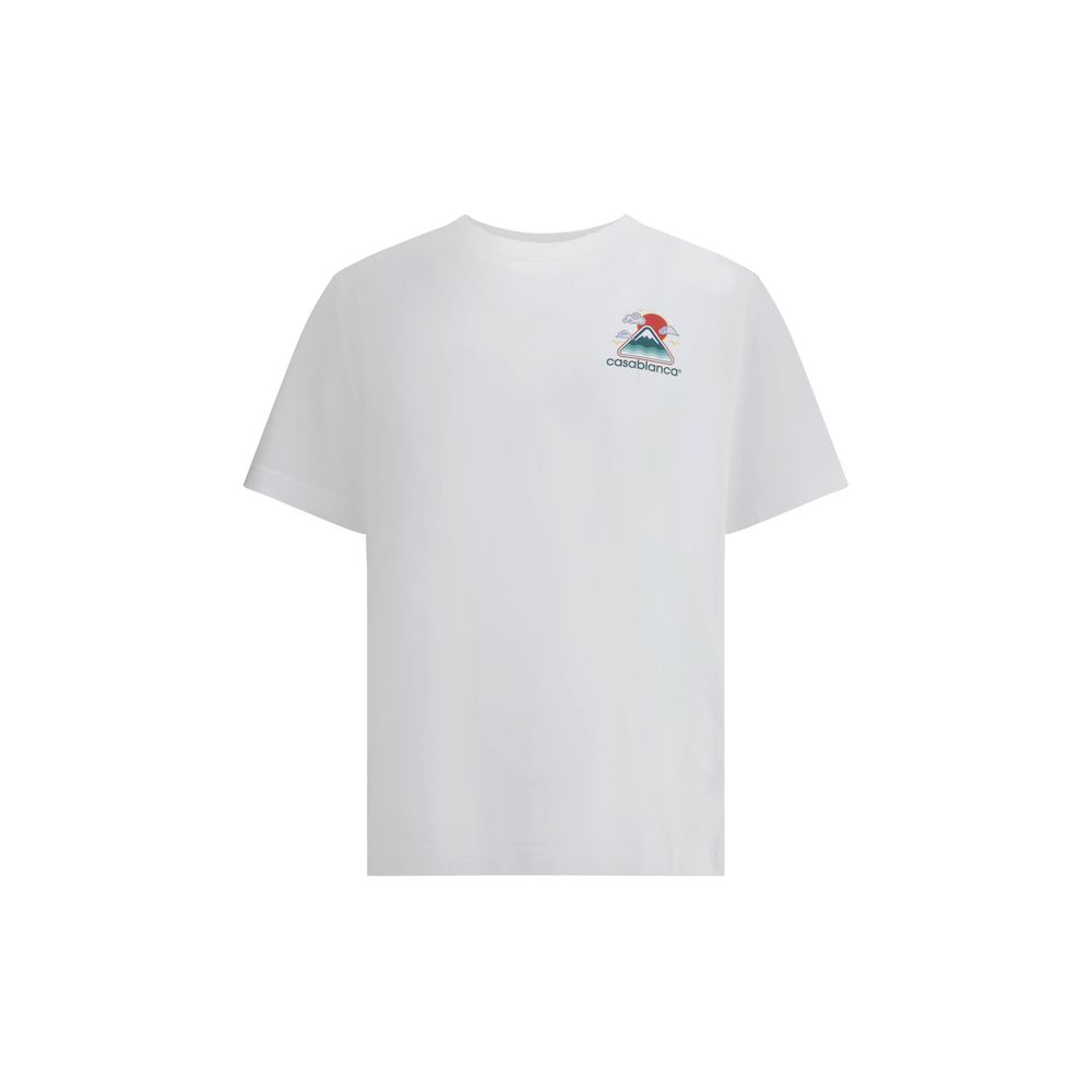 Casablanca White Cotton T-Shirt